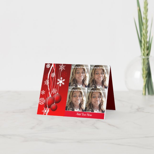 Cartão de Férias de Foto (Frente)