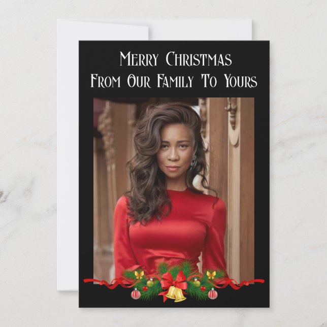 Cartão de Férias de Foto (Frente)