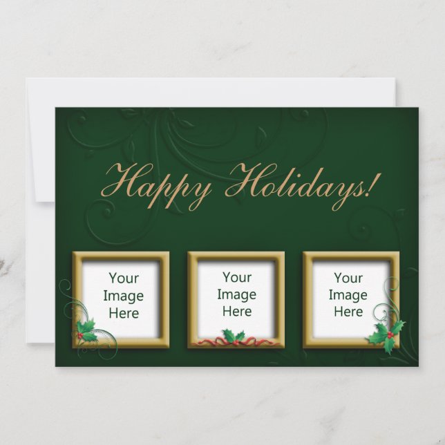 Cartão de Férias de Foto (Frente)