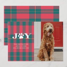 Cartão de Férias de Foto de Animal de Estimação Ch