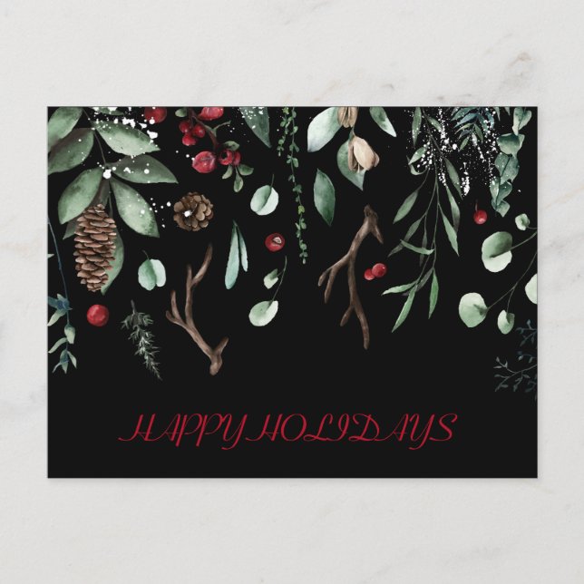 Cartão de férias de inverno (Frente)