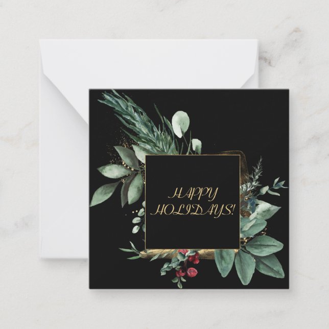 cartão de férias de inverno (Frente)