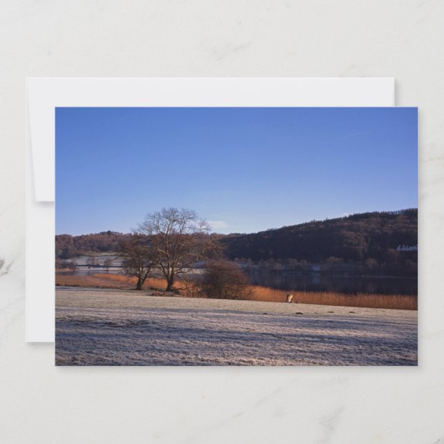 Cartão de Férias de Inverno para Água Esthwiate (Frente)