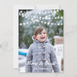 Cartão de Férias de Luz de Natal