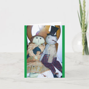 Cartão de Férias de Memórias Quentes