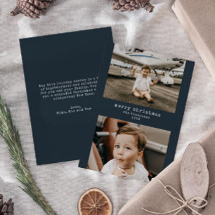 Cartão de Férias de Natal 2 Minimalista