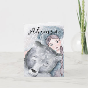 Cartão de Férias de Natal Ahimsa