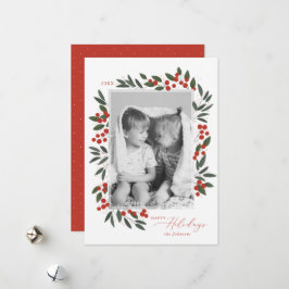 Cartão de Férias de Natal Berries