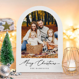Cartão de Férias de Natal de Arch Moderno