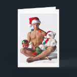 Cartão de Férias de Natal de Gay do Orgulho Glitte<br><div class="desc">Os melhores votos para um feriado incrível,  com orgulho.</div>