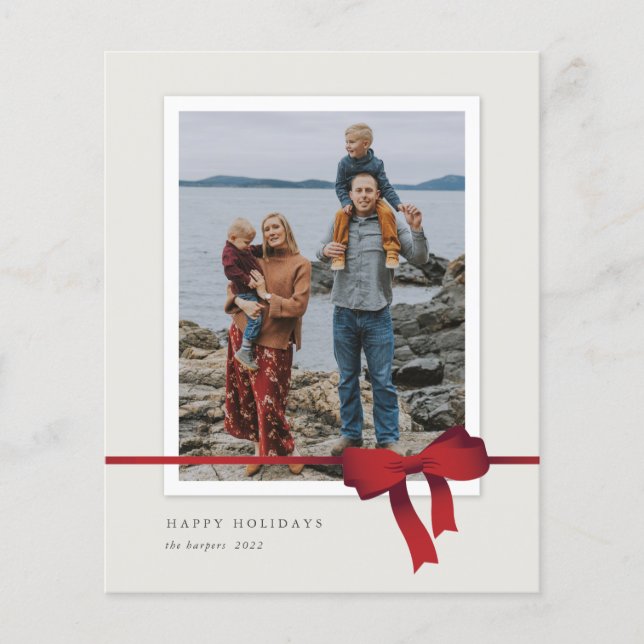 Cartão de Férias de Natal do Arco Vermelho de Orça (Frente)