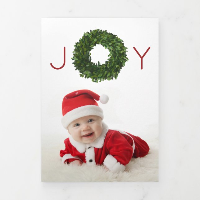 Cartão de Férias de Natal em Boxwood (Cobrir)