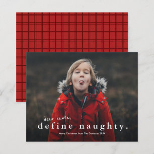 Cartão de Férias de Natal Engraçado para o Orçamen