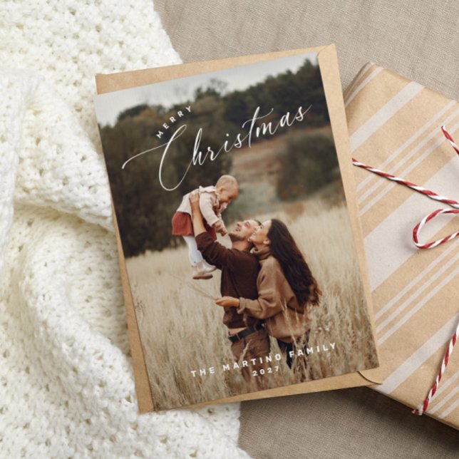 Cartão de Férias de Natal Feliz para Chic (Criador carregado)