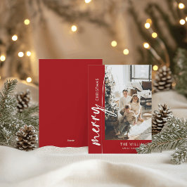 Cartão de Férias de Natal Feliz para o Modern Boho