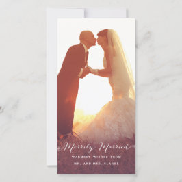 Cartão de Férias de Natal Merrily Casado