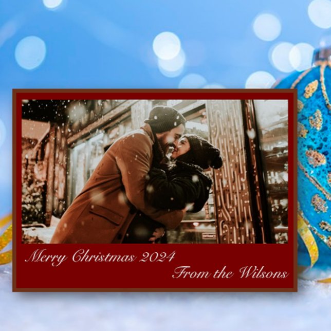 Cartão de Férias de Natal Neve (Criador carregado)