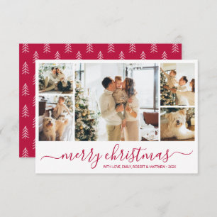 Cartão de Férias de Natal para Colagem de Script V