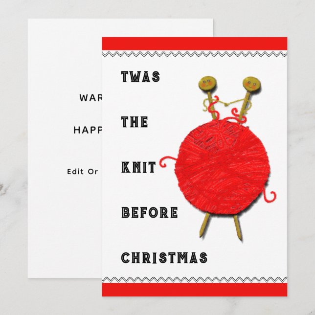 Cartão de Férias de Natal para Mala (Frente/Verso)