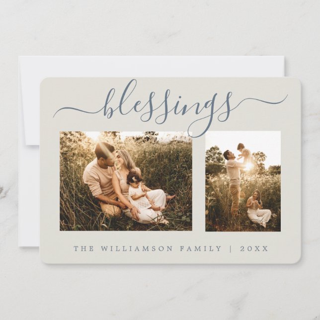 Cartão de Férias de Natal Rustic Berries (Frente)