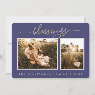 Cartão de Férias de Natal Rustic Berries