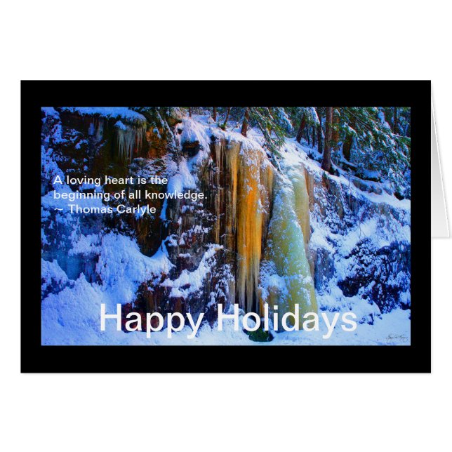 Cartão de Férias de ouro - Cartão de Férias de Cot (Frente horizontal)