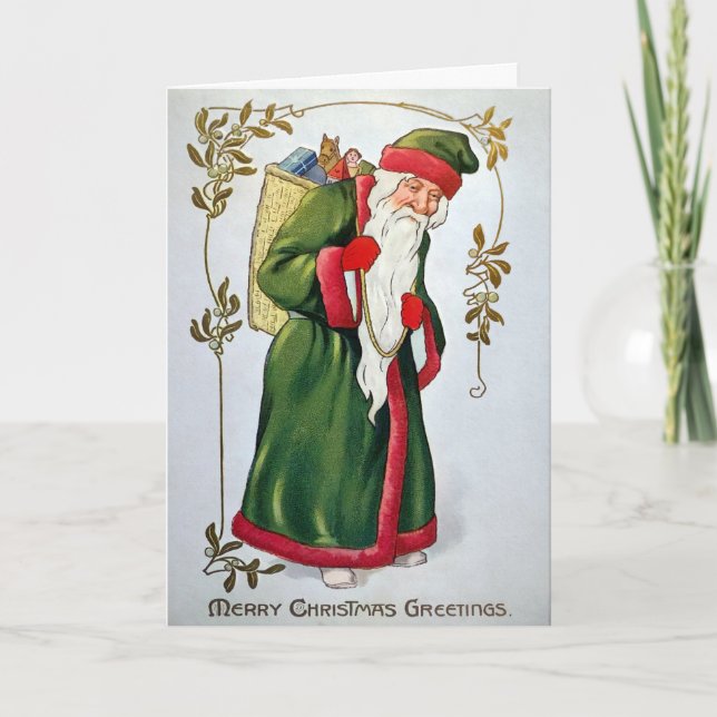 Cartão de Férias de Papais noeis Estranhos Vitoria (Frente)