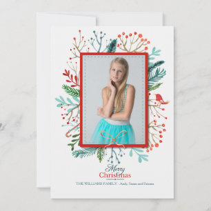 Cartão de Férias de Quadro de Natal