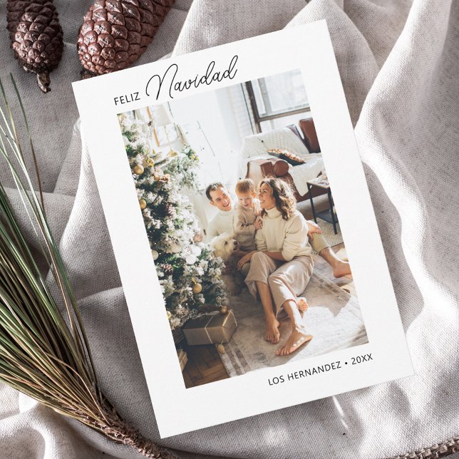 Cartão de Férias de Script Retroativo Feliz Navida (Criador carregado)