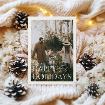 Cartão de Férias de Simplicidade de Férias de Féri