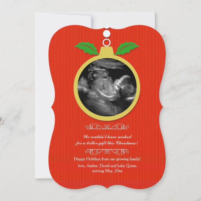 Cartão de Férias de Ultrassom (Frente)
