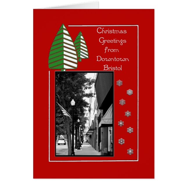 Cartão de férias do Centro Bristol (Frente)