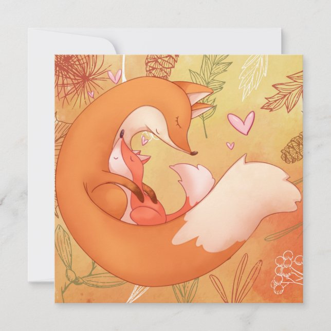 Cartão de Férias do dia de as mães (Frente)