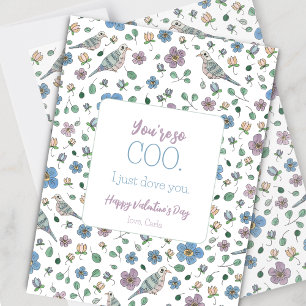 Cartão de Férias do Dia de os namorados Pun Engraç