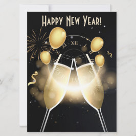 Cartão de Férias do feliz ano novo