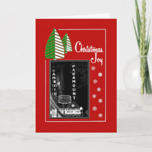 Cartão de férias do Teatro Paramount