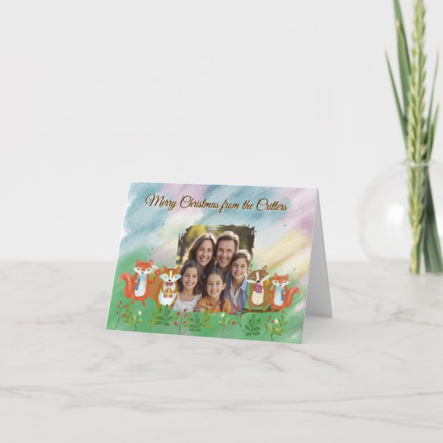 Cartão de Férias Dobrado (Frente)