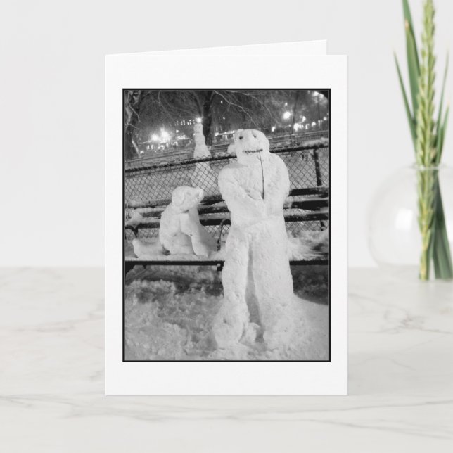 Cartão de Férias dos Amigos do Inverno - Natal (Frente)