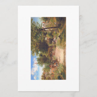 Cartão de Férias em Branco ou de Agradecimento