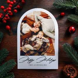 Cartão de Férias Feliz de Férias de Arch