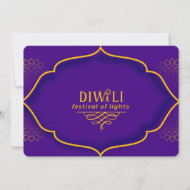 Cartão de Férias Feliz Diwali