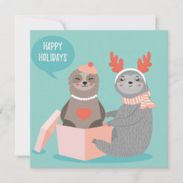 Cartão de Férias Feliz Feriados