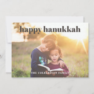 Cartão de Férias Feliz Hanukkah
