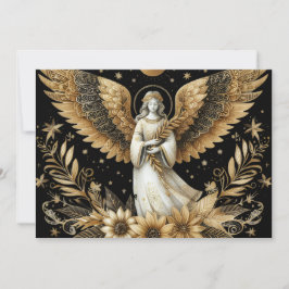 Cartão de Férias Flat Anjo Dourado