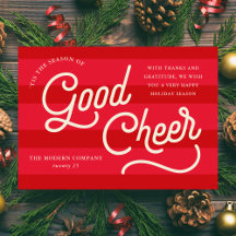 Cartão de Férias Flat de Boa Qualidade para Empres