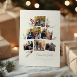 Cartão de Férias Flat Fesage Foliage, árvore de fo