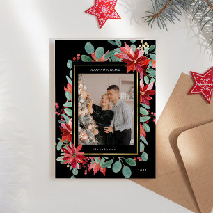 Cartão de Férias Floral Eucalyptus Poisenttia