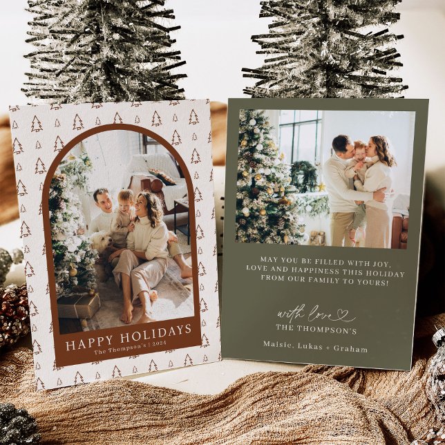 Cartão de Férias Fotográfico, Cartão de Natal Mode (Criador carregado)