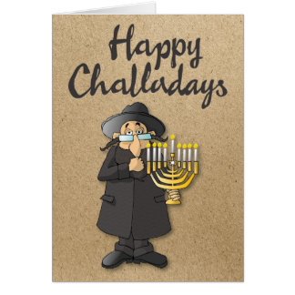 Cartão de Férias Hanukkah Engraçado "Feliz Desafio