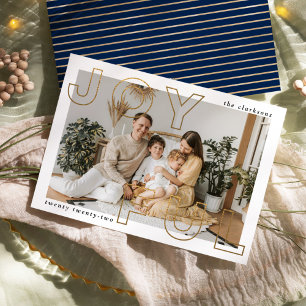 Cartão de Férias Joyful